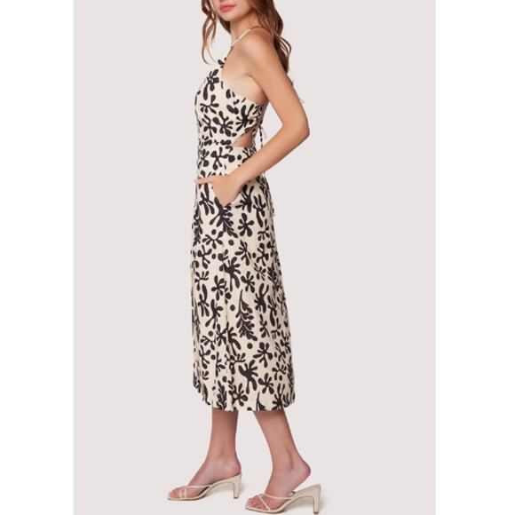 New ANTHROPOLOGIE LOST + WANDER ~ Minerva's Spell Midi Dress Size XS - Picture 3 of 9